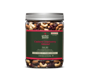 Unsalted Cashew Cranberry Almond Trail Mix