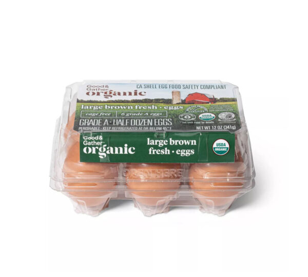 Organic Cage-Free Grade A Large Brown Eggs - Image 2